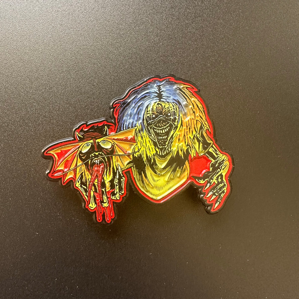 Iron Maiden - The Number Of The Beast Single - Pin