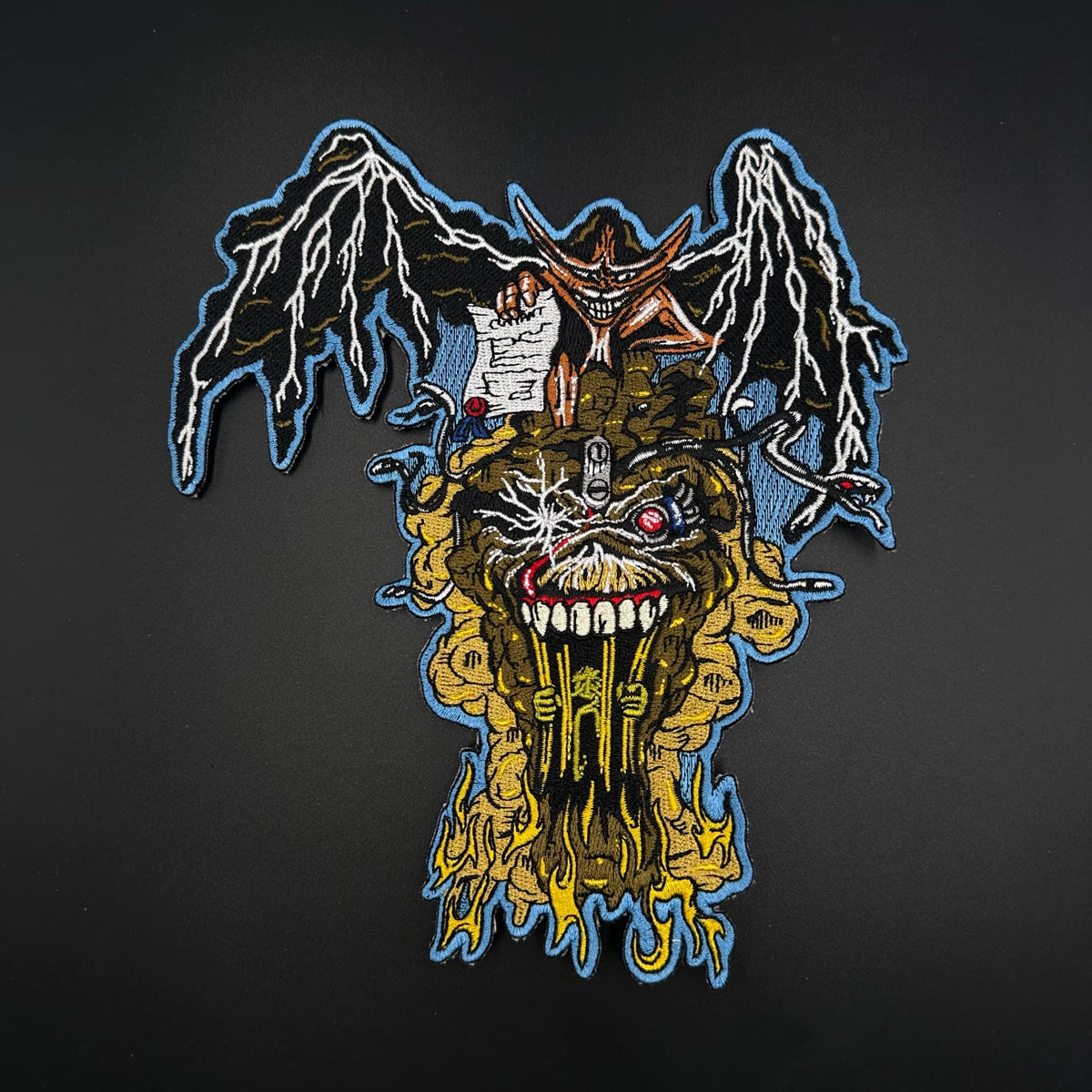 Iron Maiden - The Evil That Men Do - Oversize Embroidered Patch
