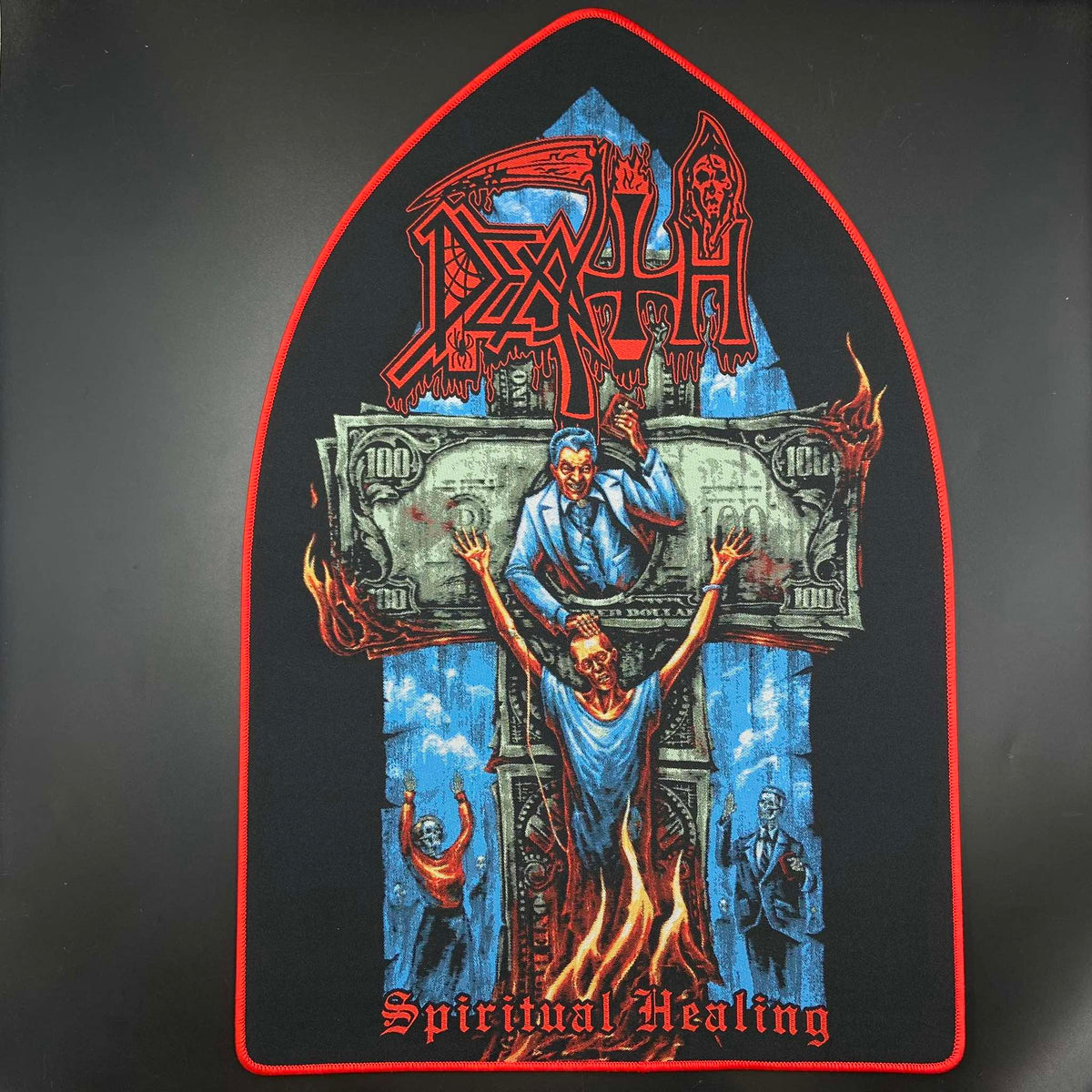 Death - Spiritual Healing x Exclusive Noah Cutter Meihoff Art - Backpatch (Limited Edition)