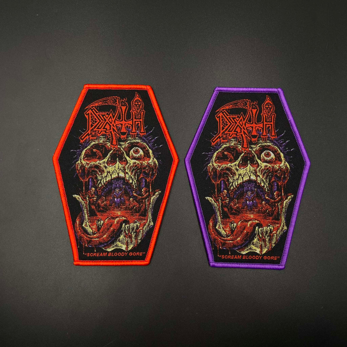 Death - Scream Blood Gore x Exclusive Noah Cutter Meihoff Art - Coffin Patch