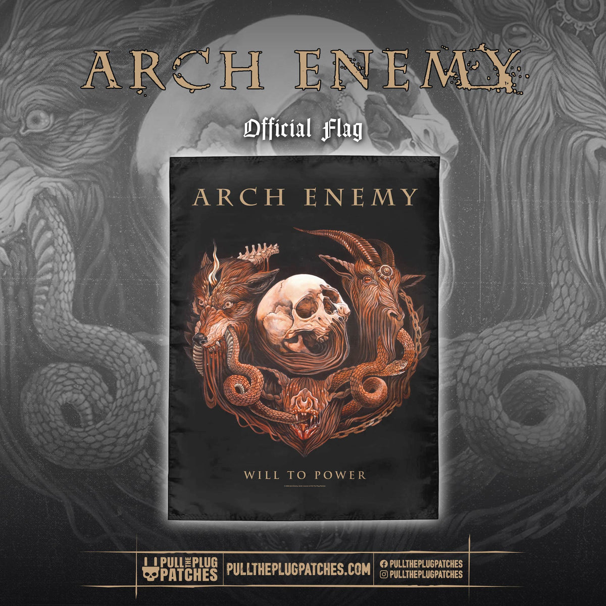 Arch Enemy - Will To Power - Flag
