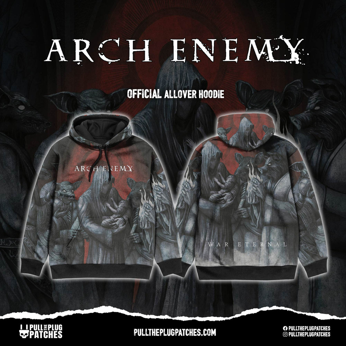 Arch Enemy - War Eternal - All-Over Print Hoodie
