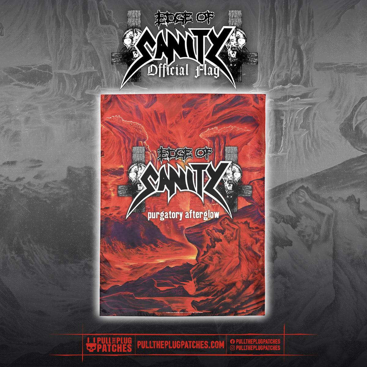 Edge Of Sanity - Purgatory Afterglow - Flag