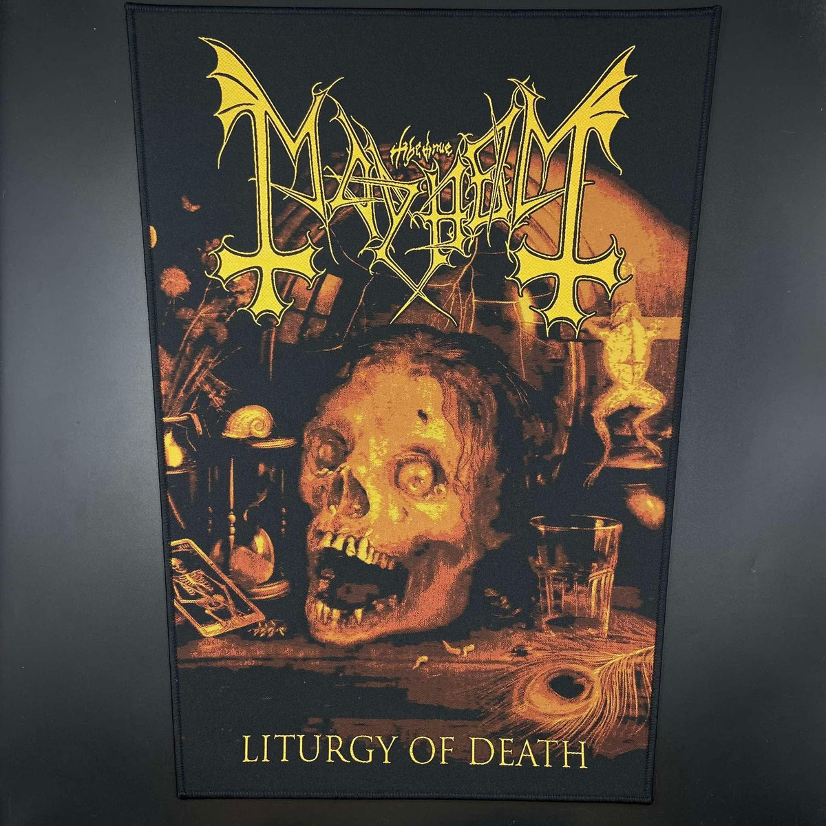 Mayhem - Liturgy of Death - Backpatch