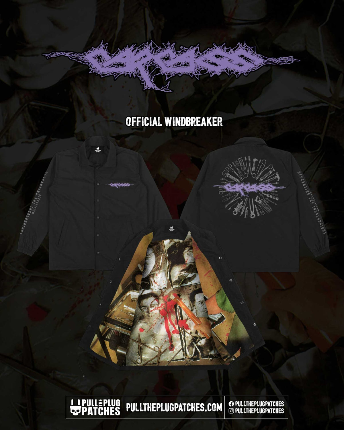 Carcass - Necroticism - Windbreaker