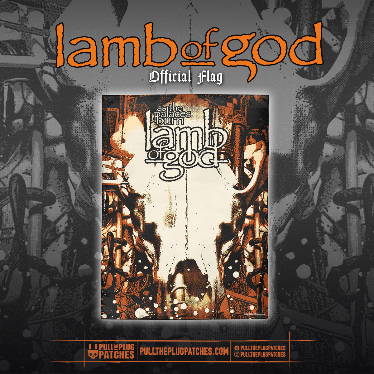 Lamb Of God - As The Palaces Burn - Flag