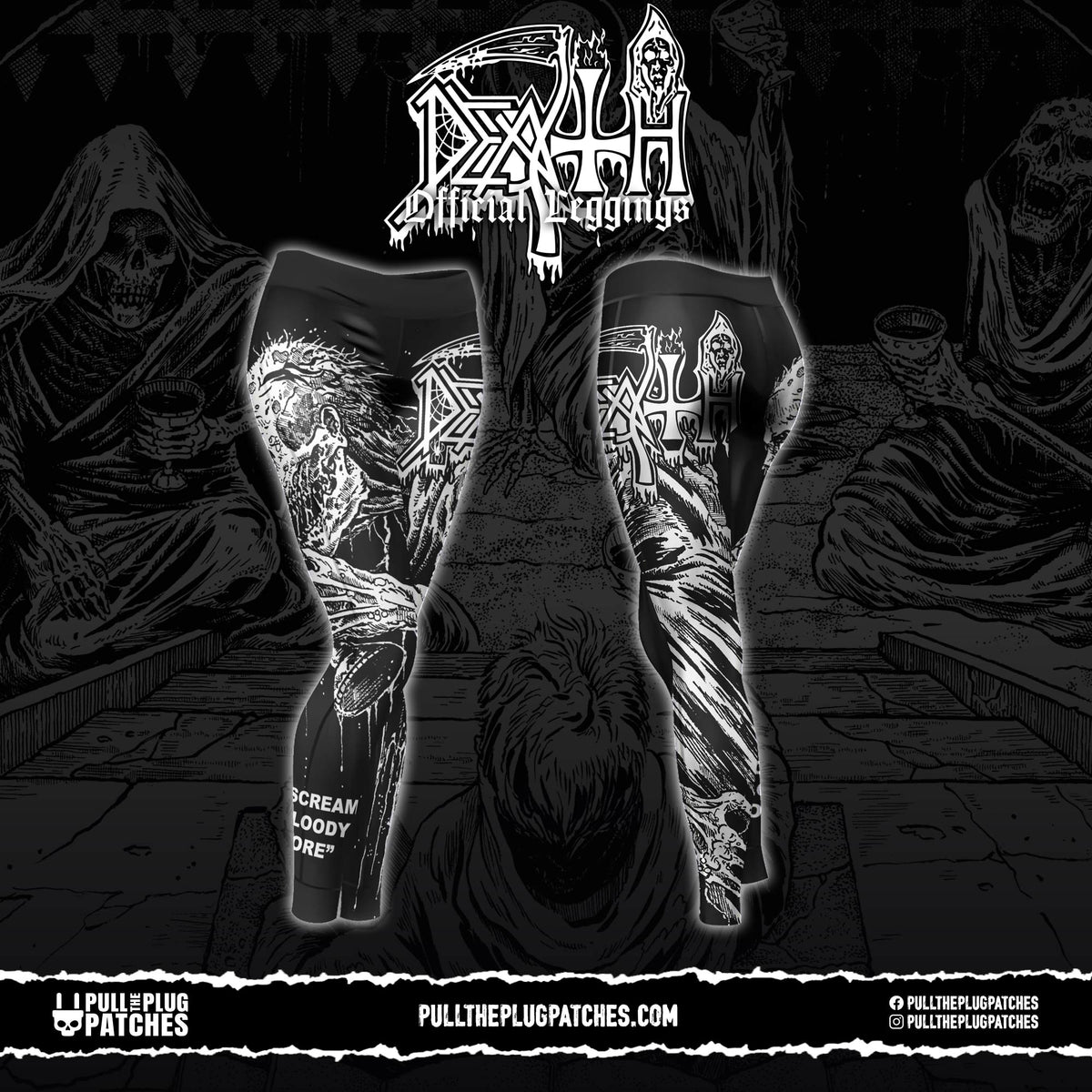 Death - Scream Bloody Gore x Riddickart 38th Anniversary - Leggings (Limited Edition)