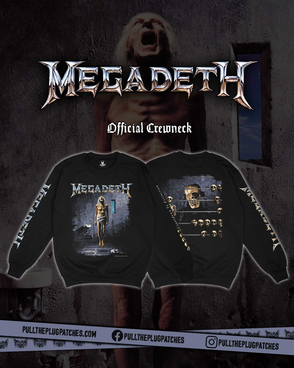 Megadeth - Countdown To Extinction - Crewneck Sweater