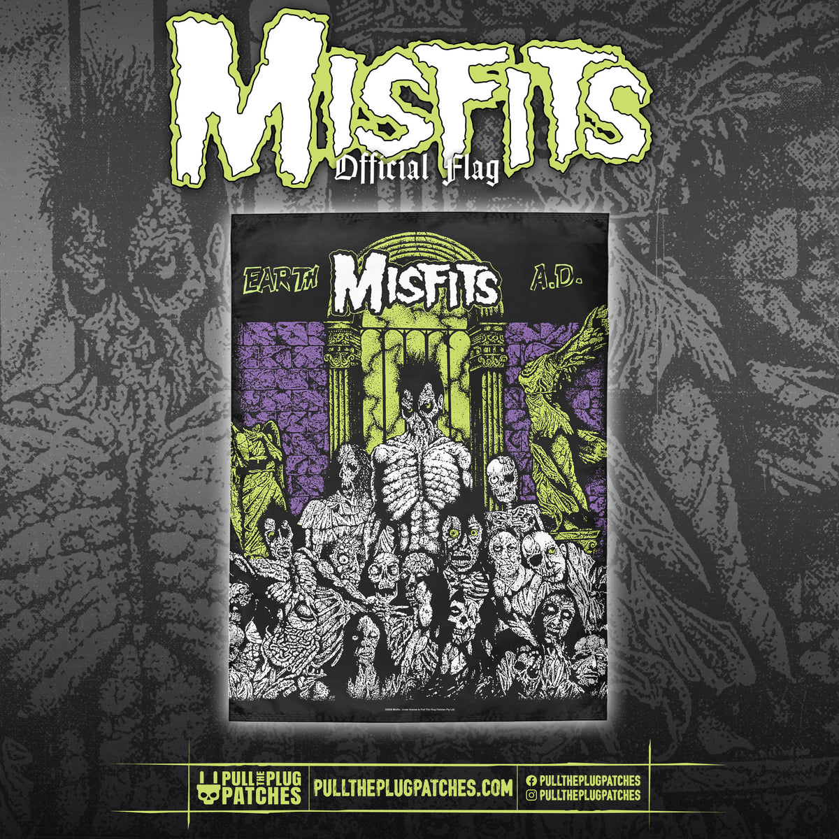 Misfits - Earth A.D. - Flag