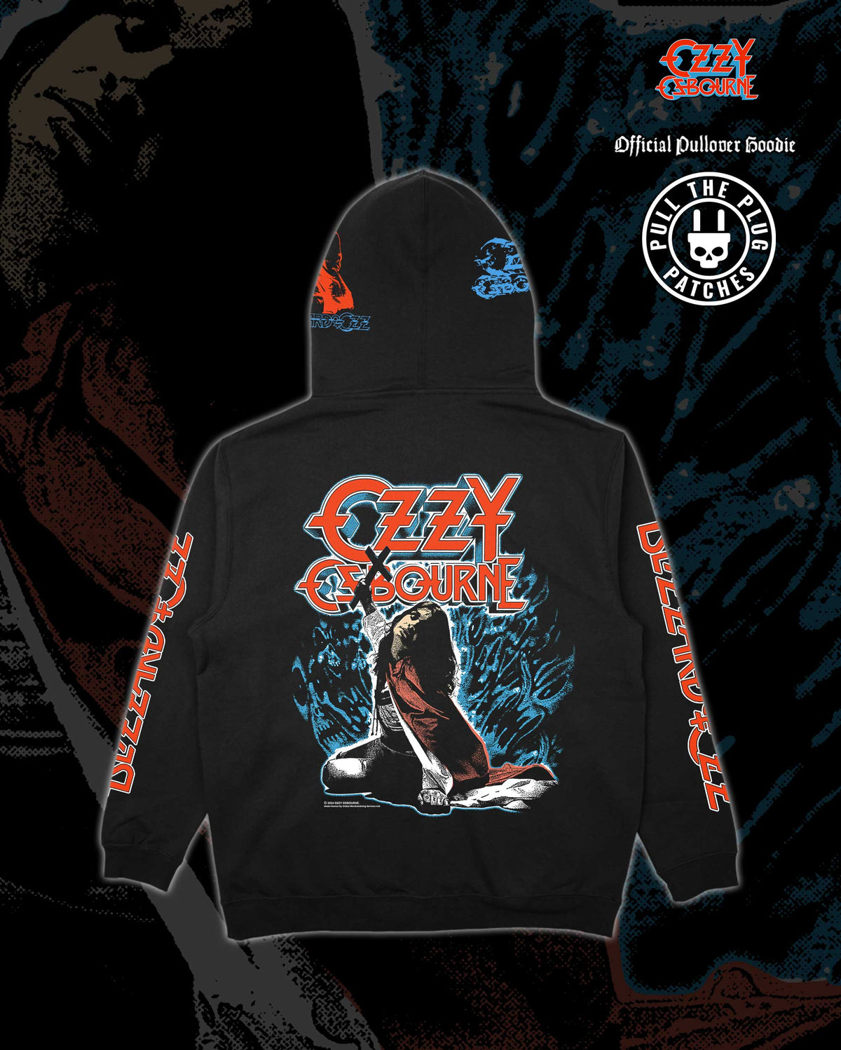 Ozzy Osbourne - Blizzard Of Ozz - Deluxe Pullover Hoodie