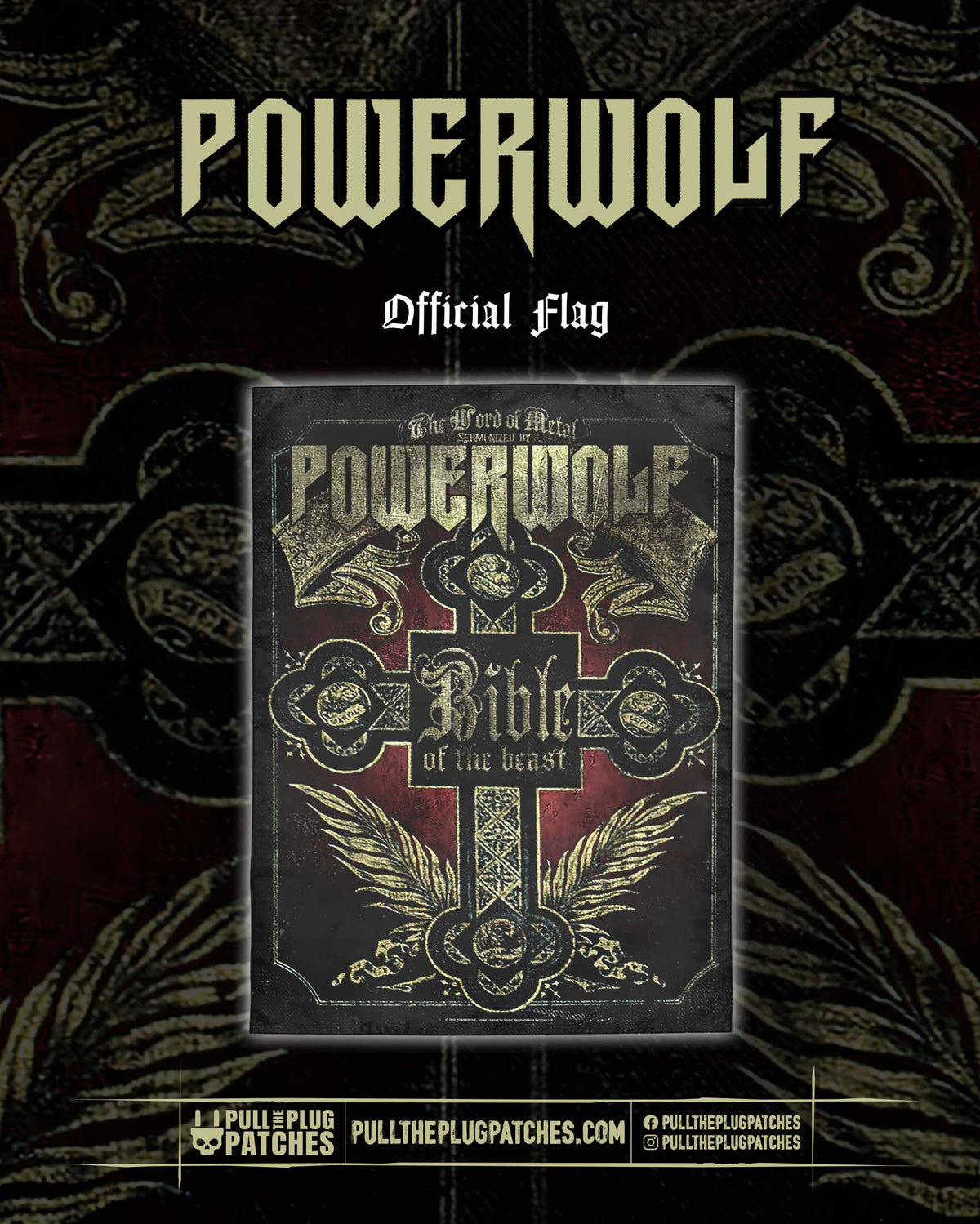 Powerwolf - Bible Of The Beast - Flag