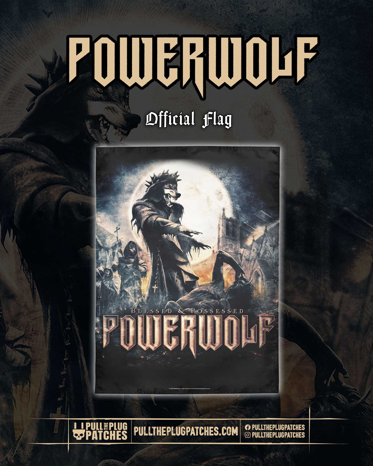 Powerwolf - Blessed & Possessed - Flag