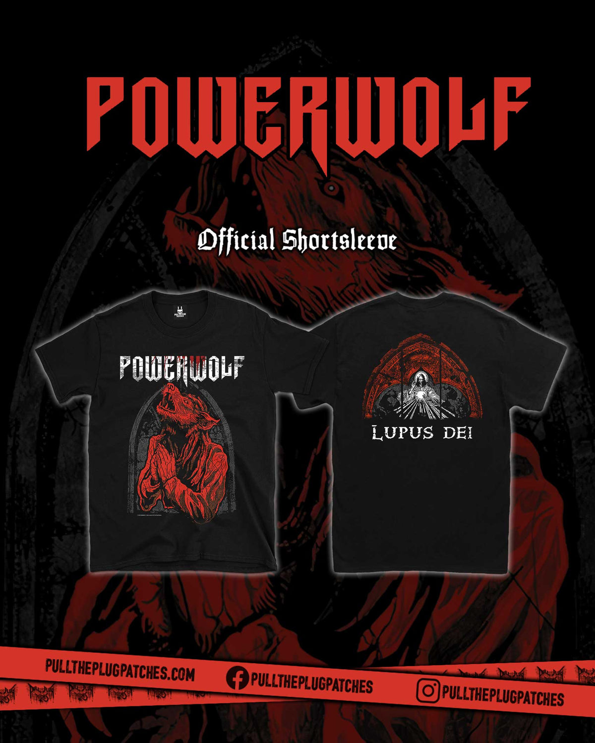 Powerwolf - Lupus Dei - Shortsleeve Shirt