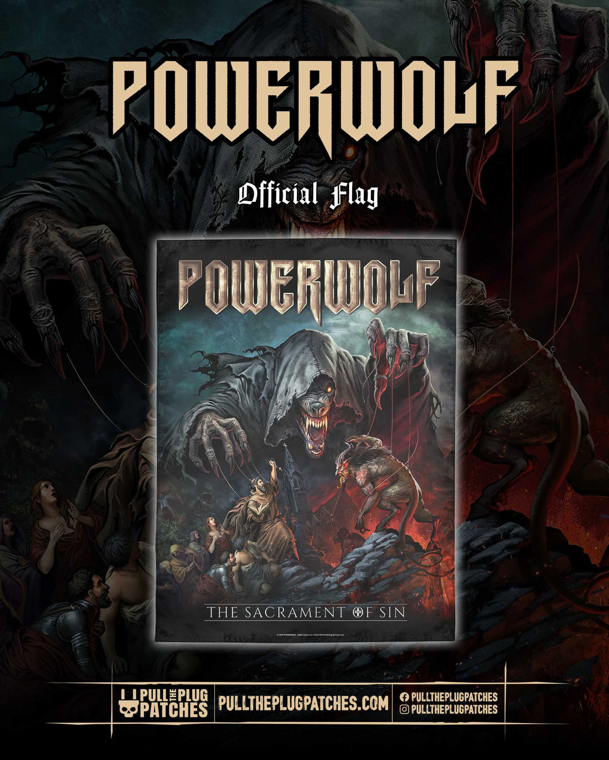 Powerwolf - The Sacrament Of Sin - Flag