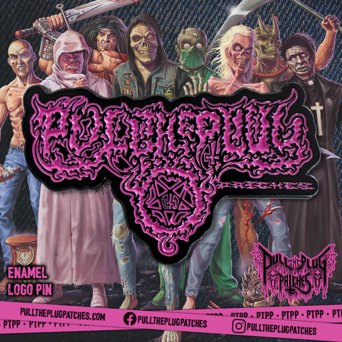 Pull The Plug Patches - Hypocrisy Tribute Pin