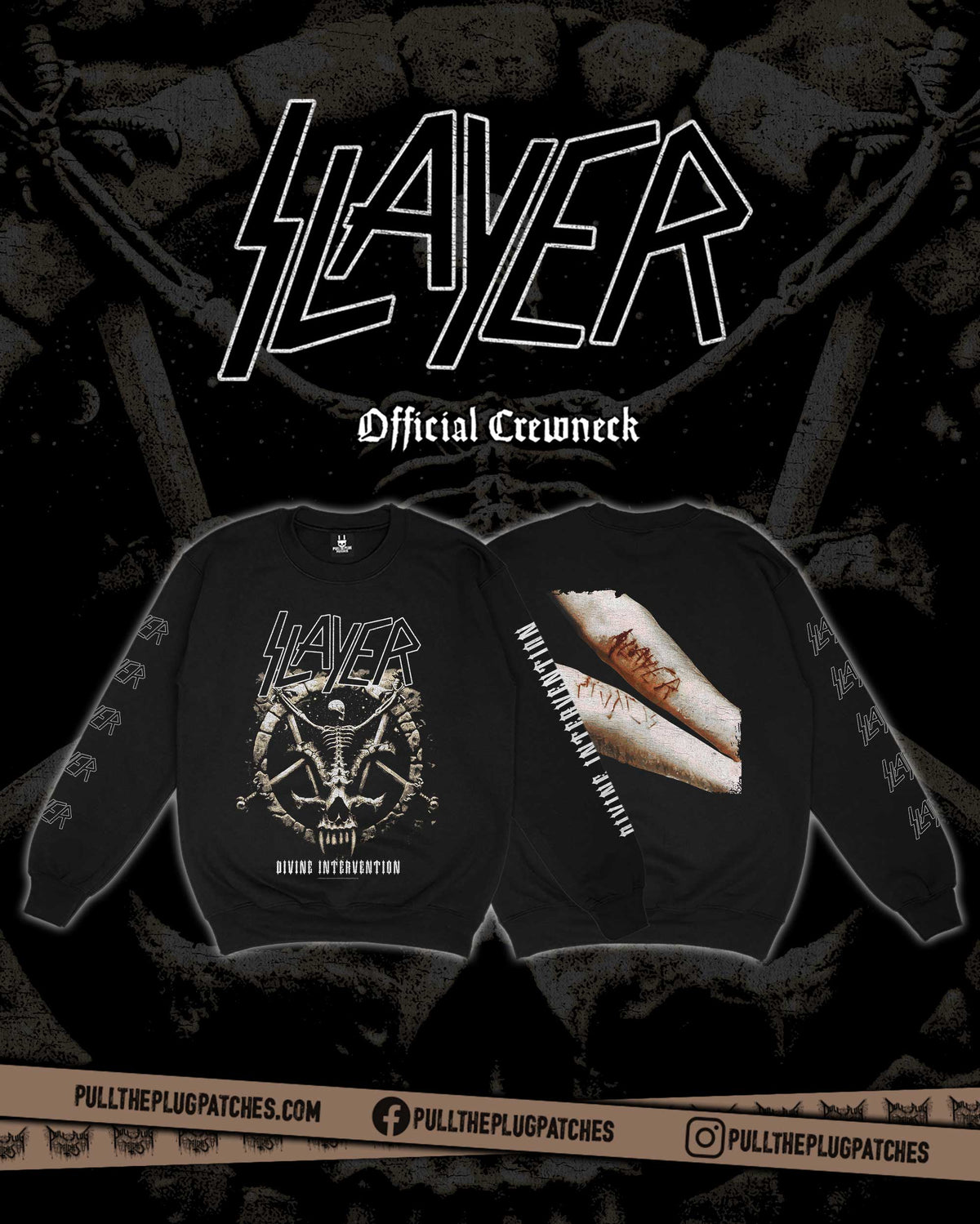 Slayer - Divine Intervention - Crewneck Sweater