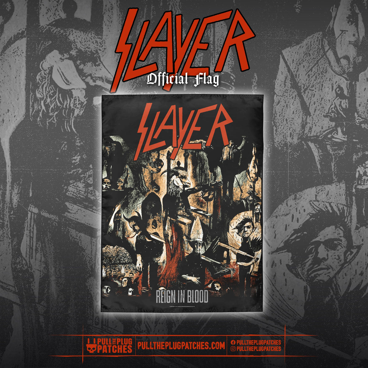 Slayer - Reign in Blood - Flag