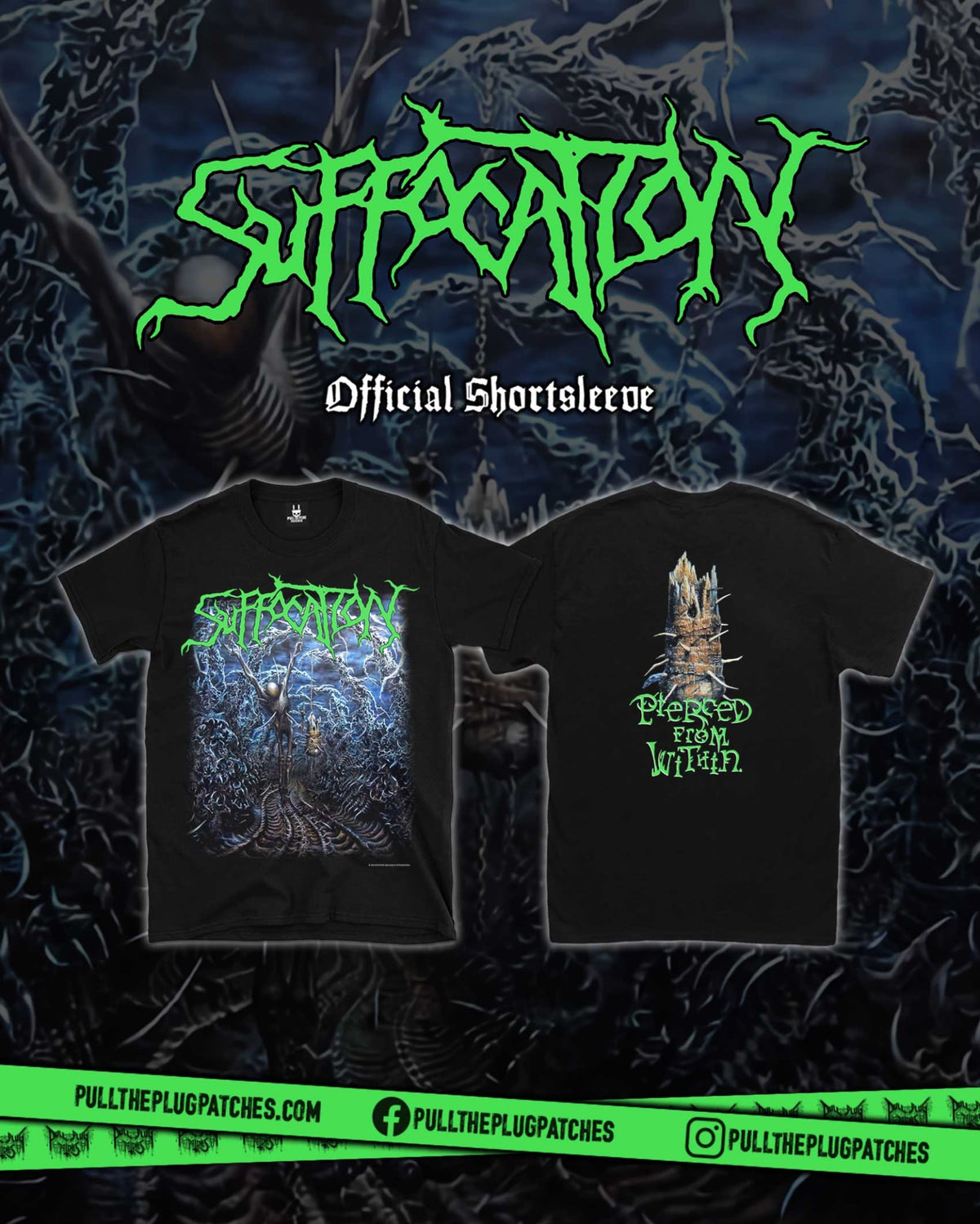 Suffocation - Pierced From Within - Shortsleeve Shirt