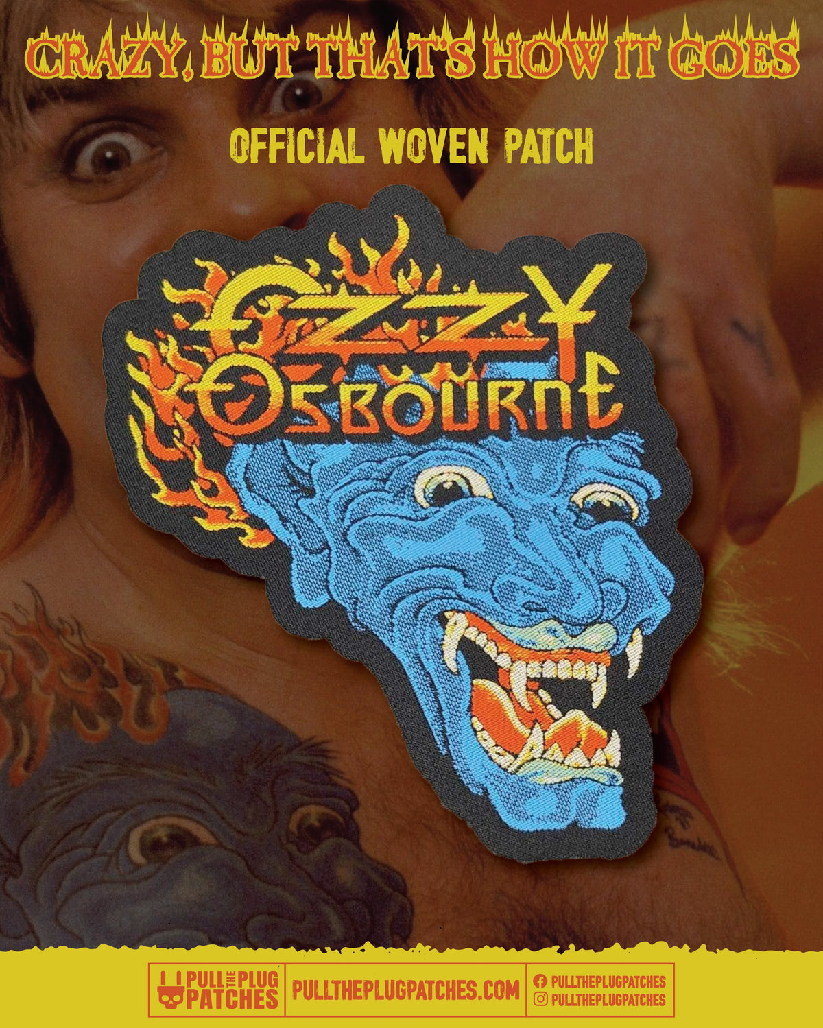 Ozzy Osbourne - Tattoo - Patch