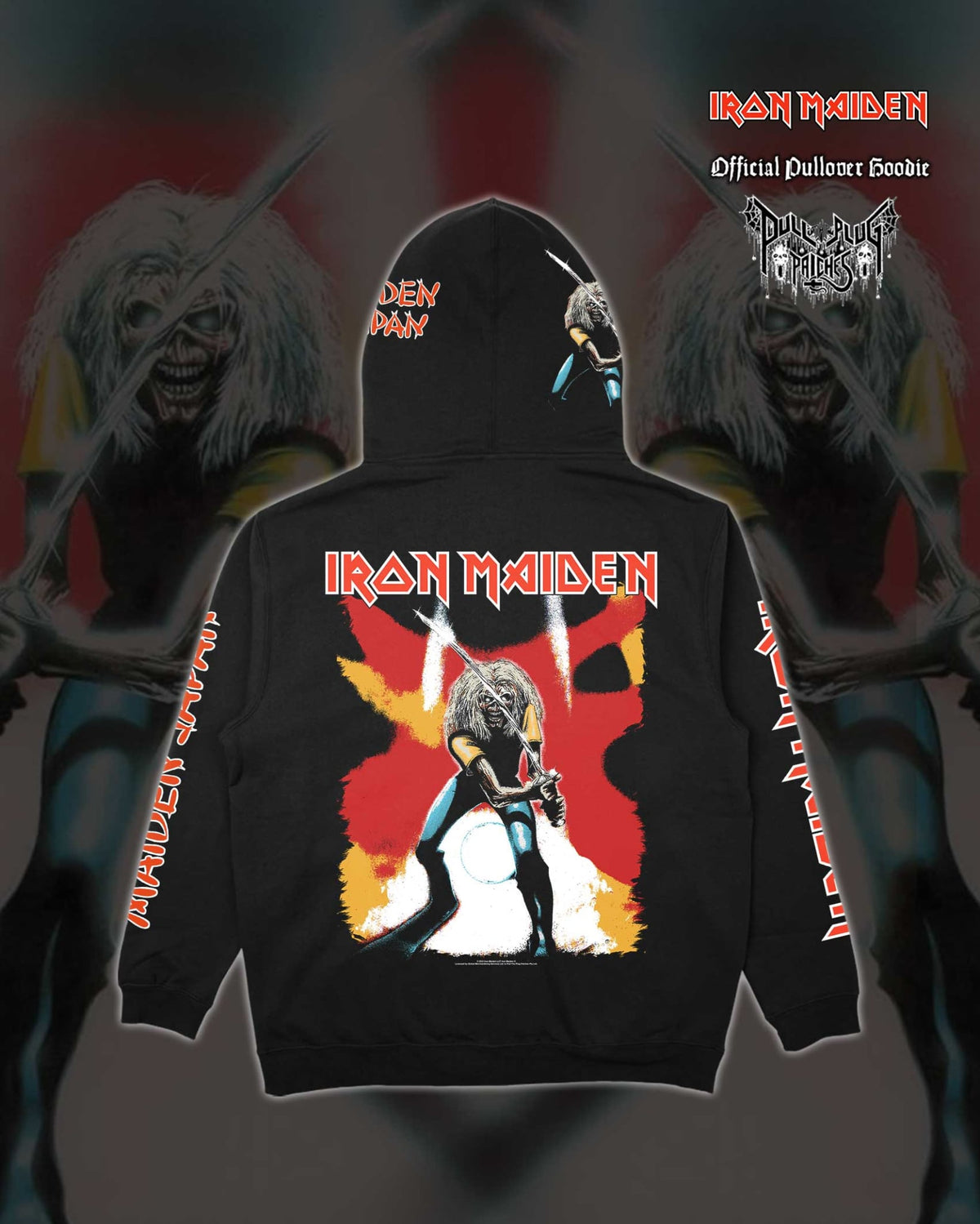 Iron Maiden - Maiden Japan - Deluxe Pullover Hoodie