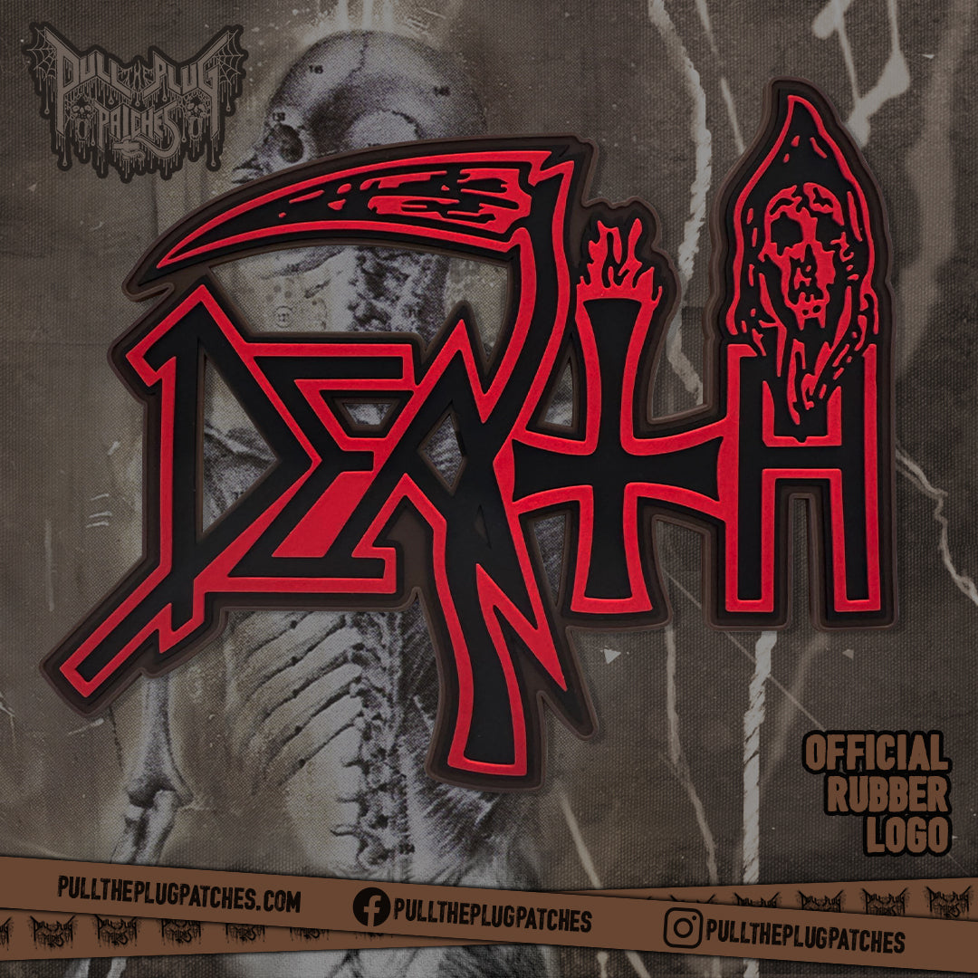 Death - Human - Rubber Logo Patch