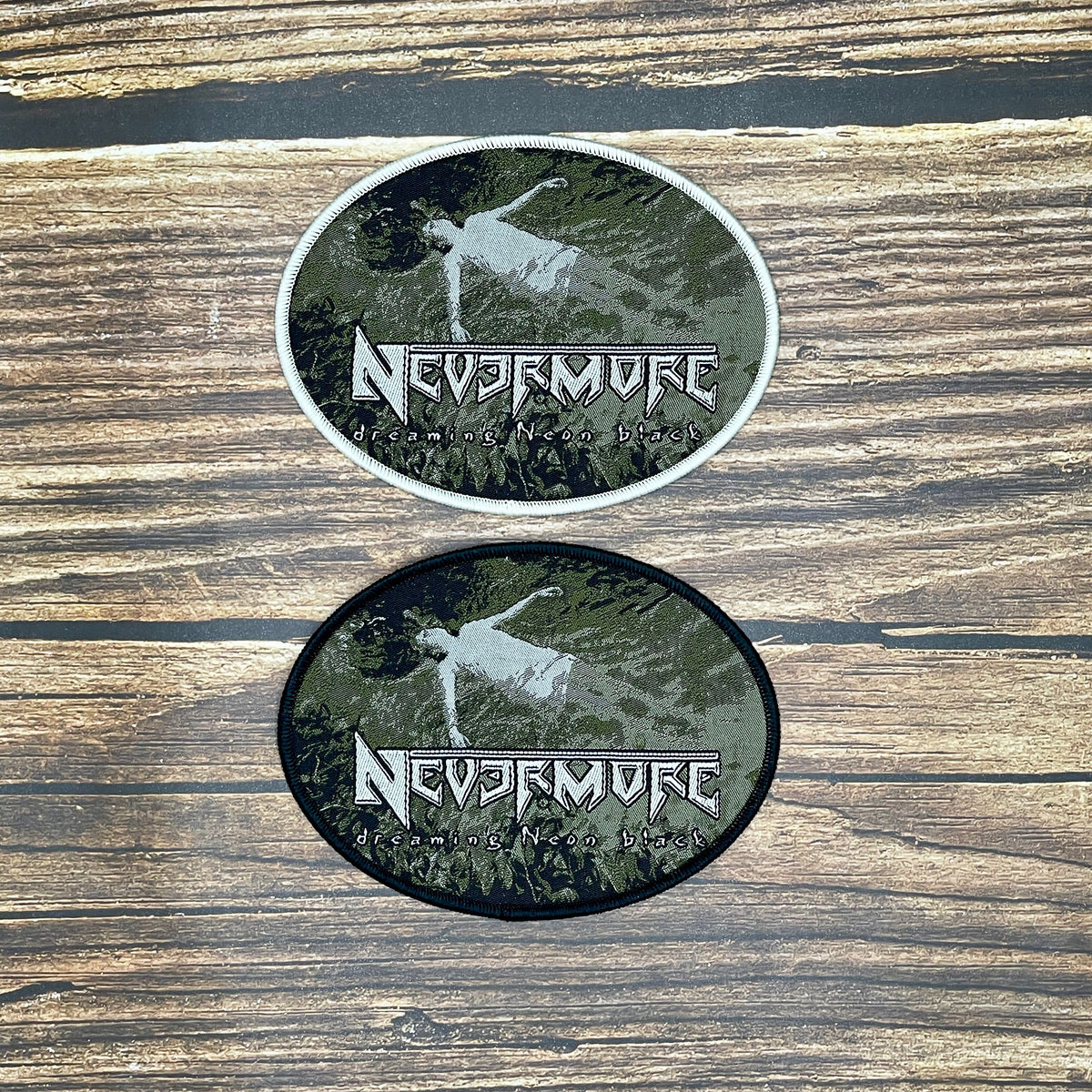 Nevermore - Dreaming Neon Black (Alkternate Cover) - Patch