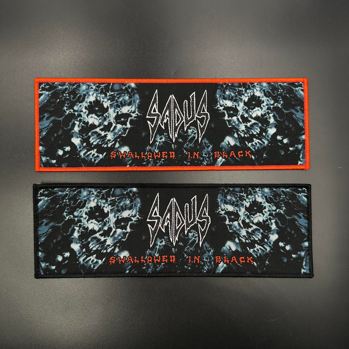 Sadus - Swallowed In Black - Strip Patch
