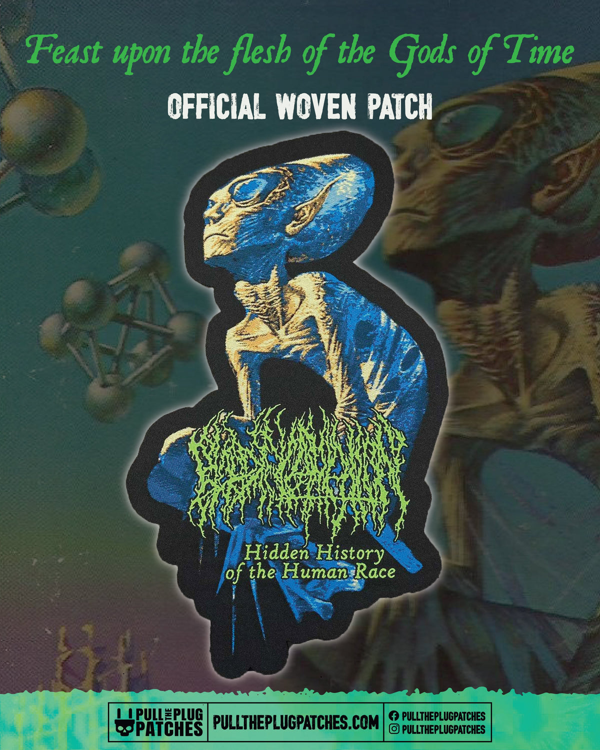 Blood Incantation - Hidden History Of The Human Race - Oversize Patch