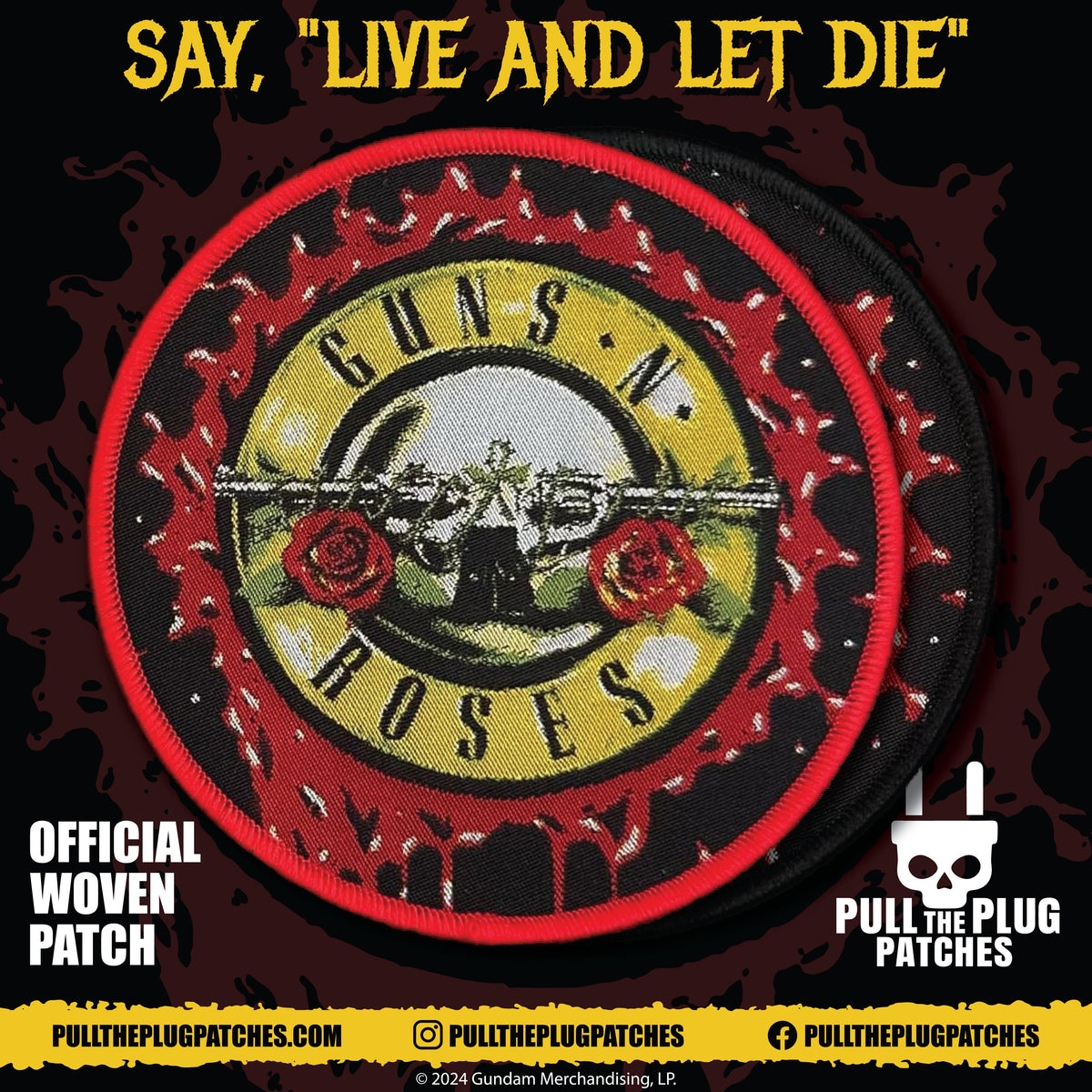 Guns N Roses - Live and Let Die - Patch