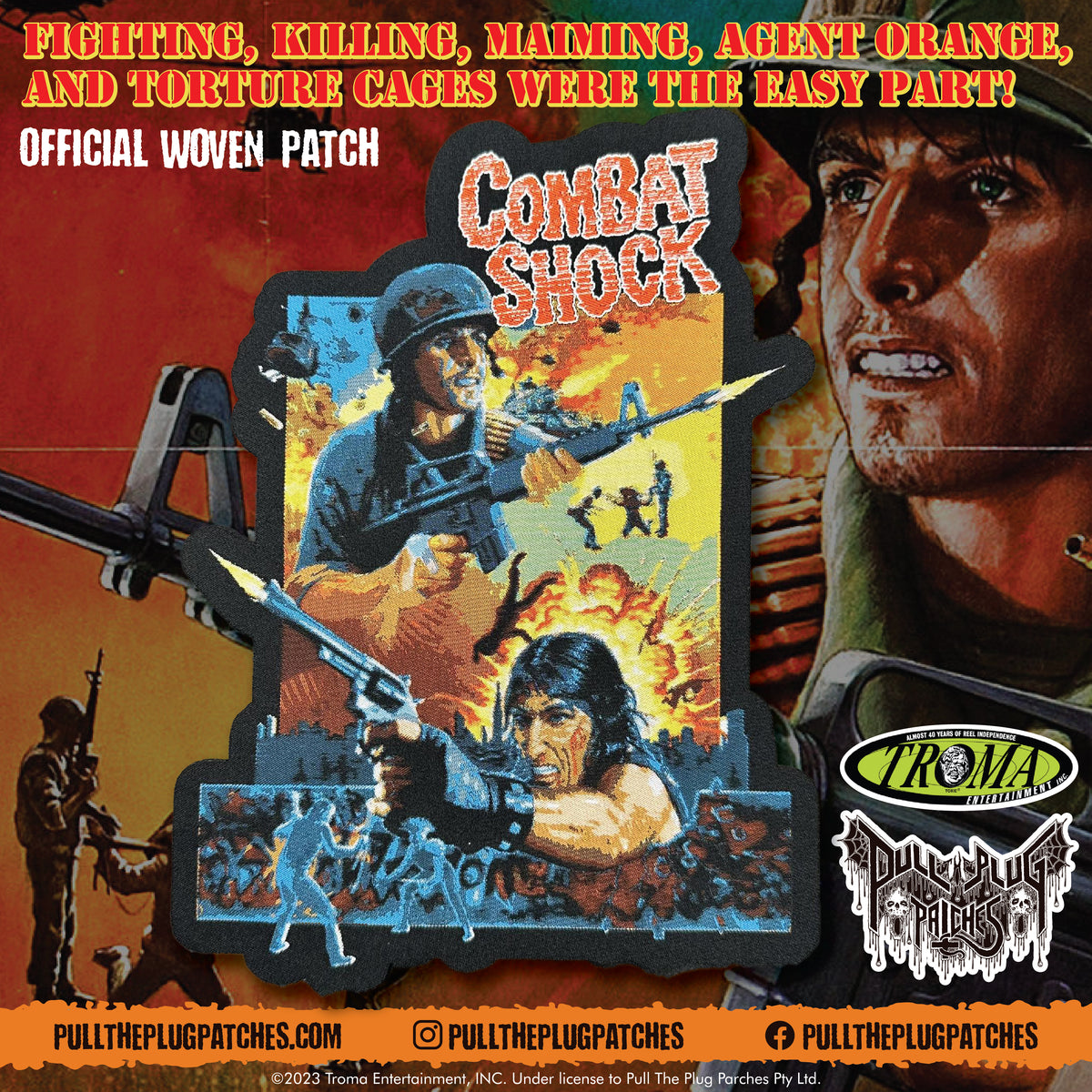 Combat Shock - Oversize Patch