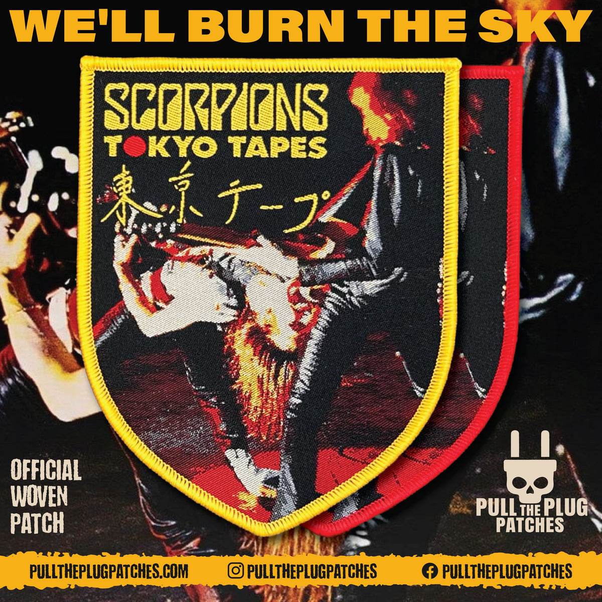 Scorpions - Tokyo Tapes - Patch