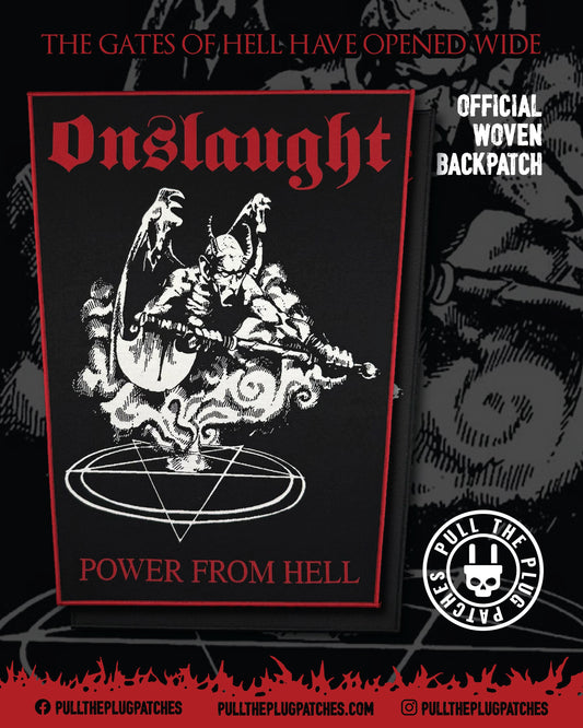 Onslaught - Power From Hell - Backpatch