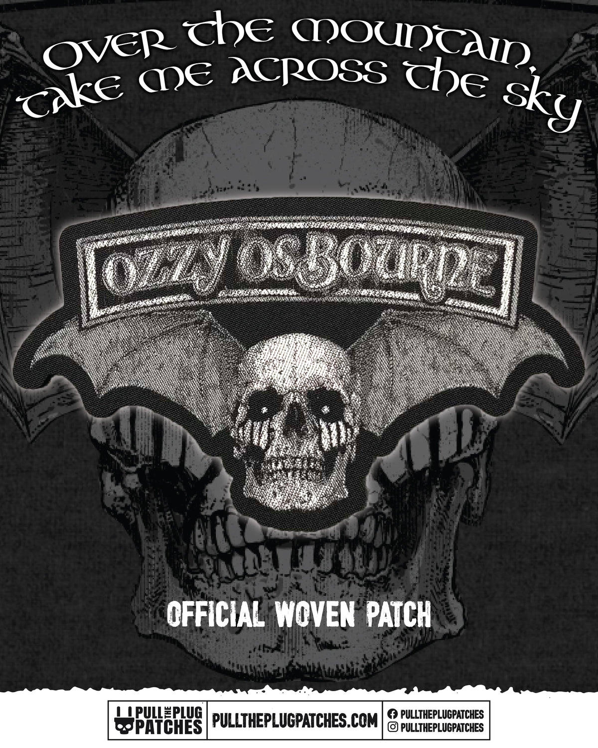 Ozzy Osbourne - Prince Of Darkness - Laser Cut Patch
