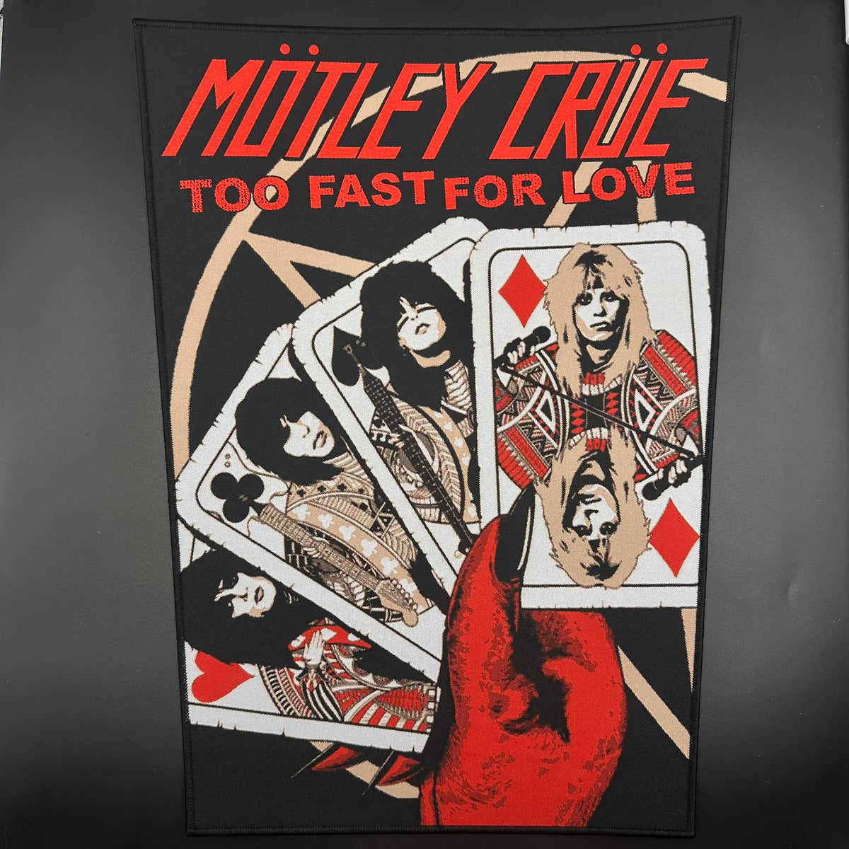 Motley Crue - Too Fast For Love - Backpatch