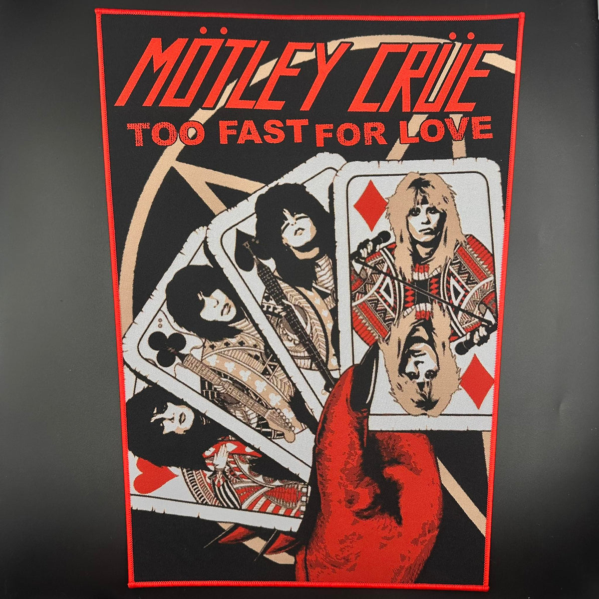 Motley Crue - Too Fast For Love - Backpatch