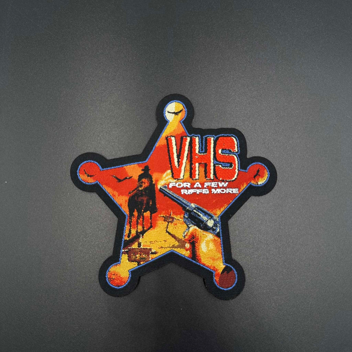 VHS - For A Few Riffs More - (Laser Cut) Patch