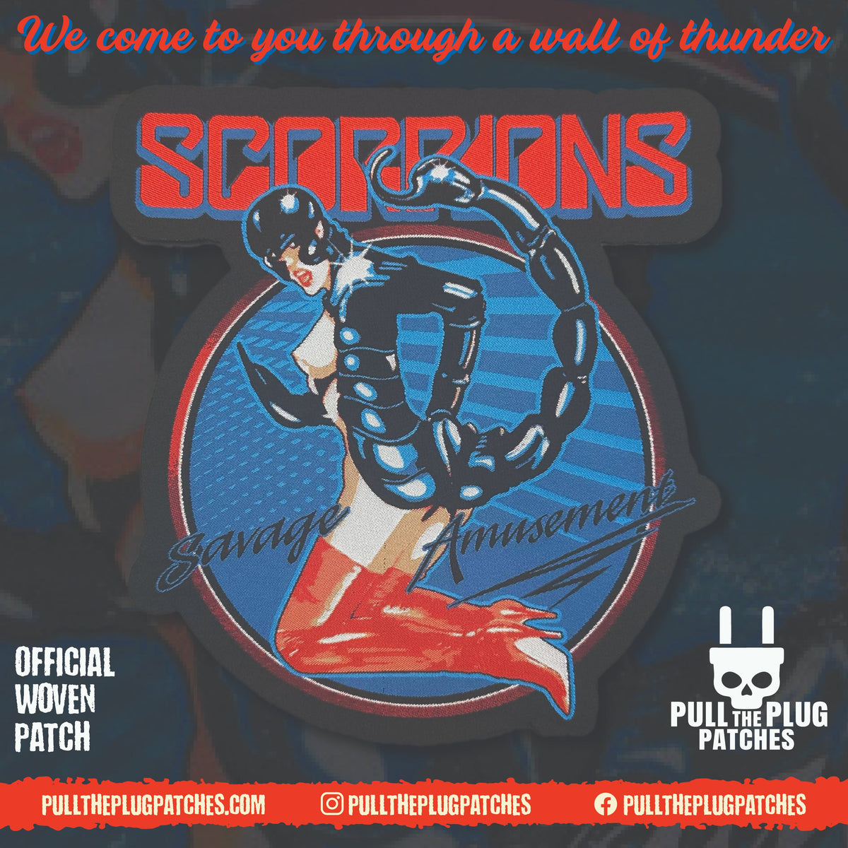 Scorpions - Savage Amusement - Oversize Patch