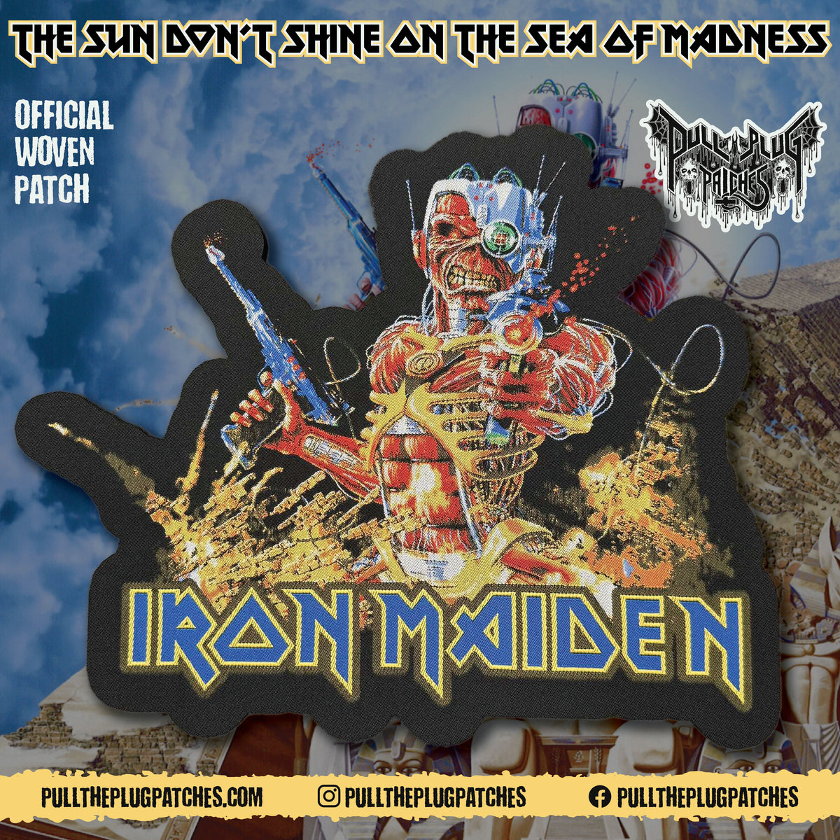 Iron Maiden - Somewhere Back In Time - Oversize Patch