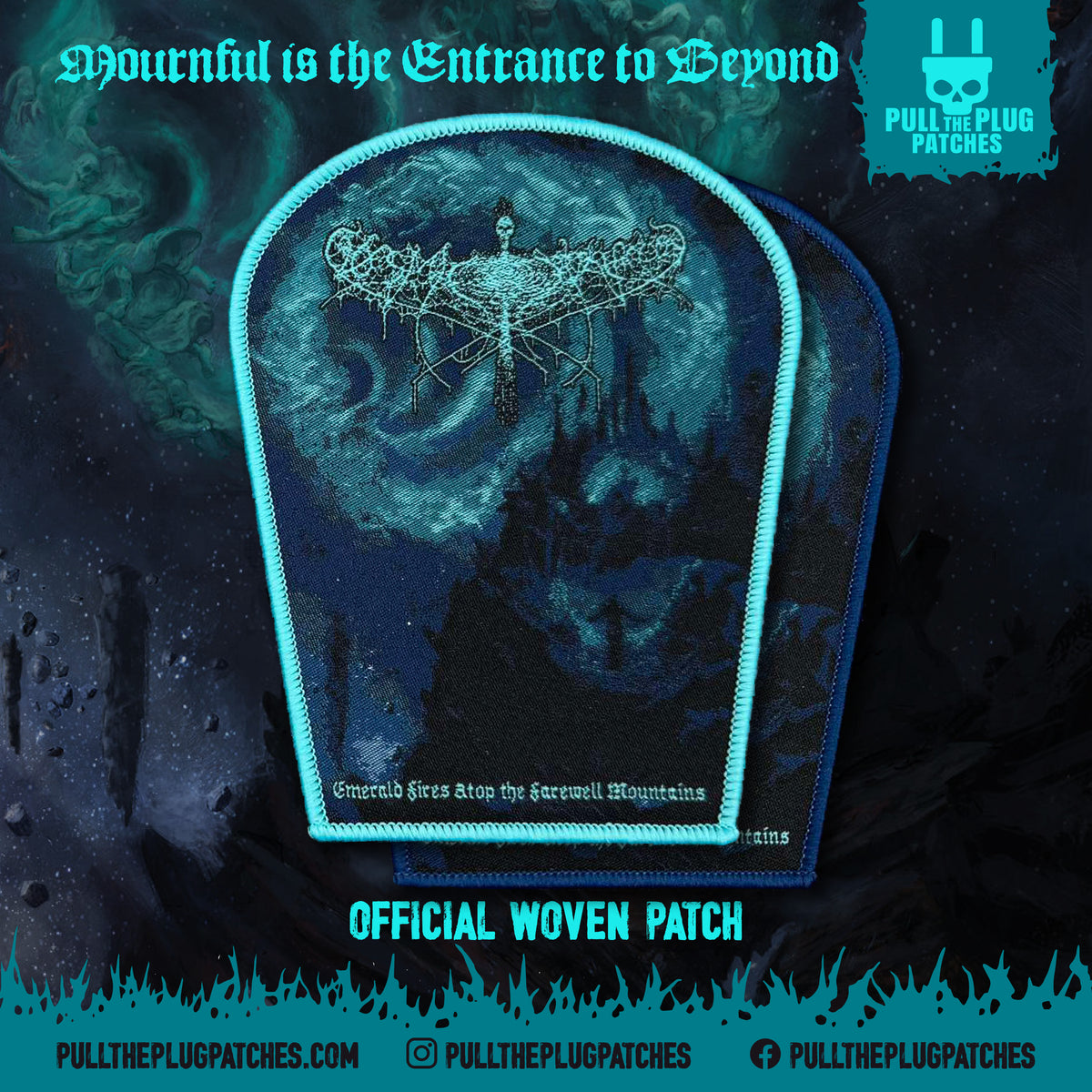 Cosmic Putrefaction - Emerald Fires Atop the Farewell Mountains - Patch