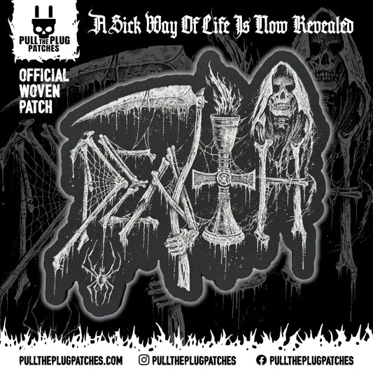Death - Riddickart Logo - Oversize Patch