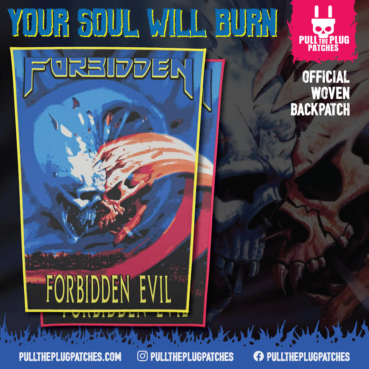 Forbidden - Forbidden Evil - Backpatch