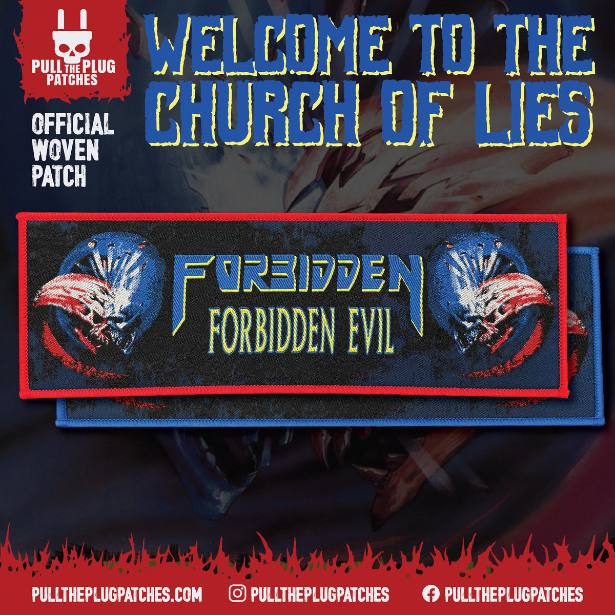 Forbidden - Forbidden Evil - Strip Patch