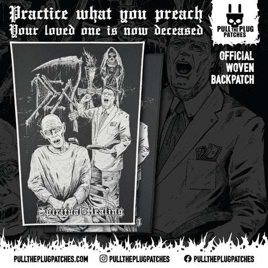 Death - Spiritual Healing x Riddickart 35th Anniversary - Backpatch (Limited Edition)