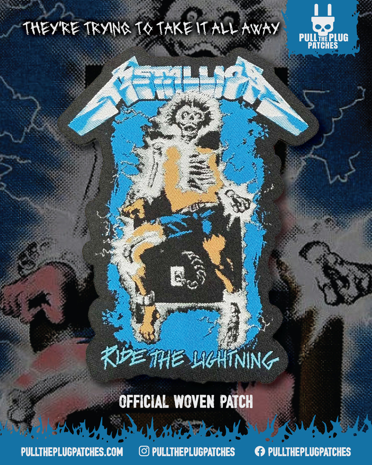 Metallica - Ride the Lightning (Laser Cut) - Patch