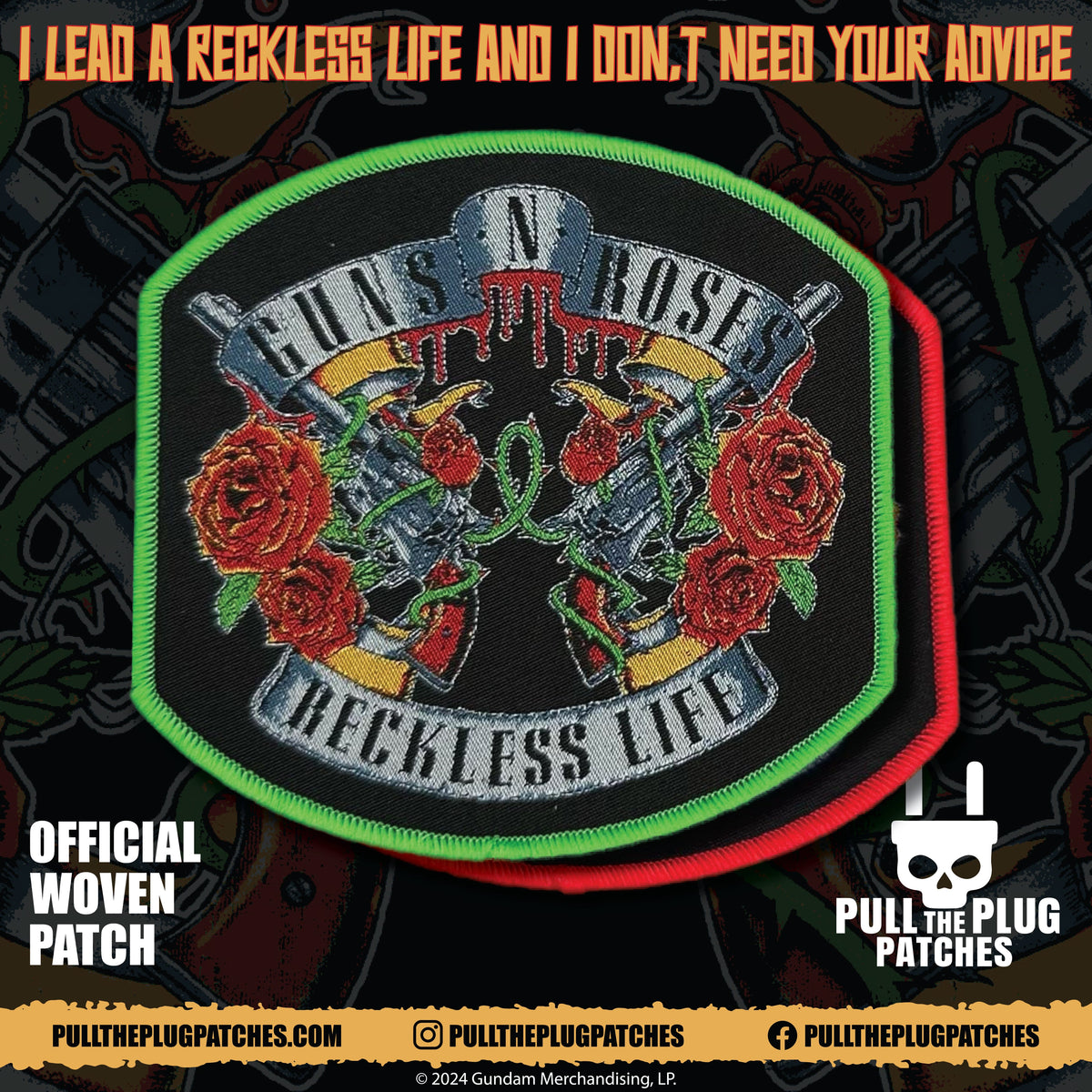 Guns N Roses - Reckless Life - Patch