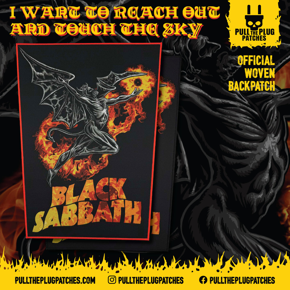 Black Sabbath - Supernaut - Backpatch