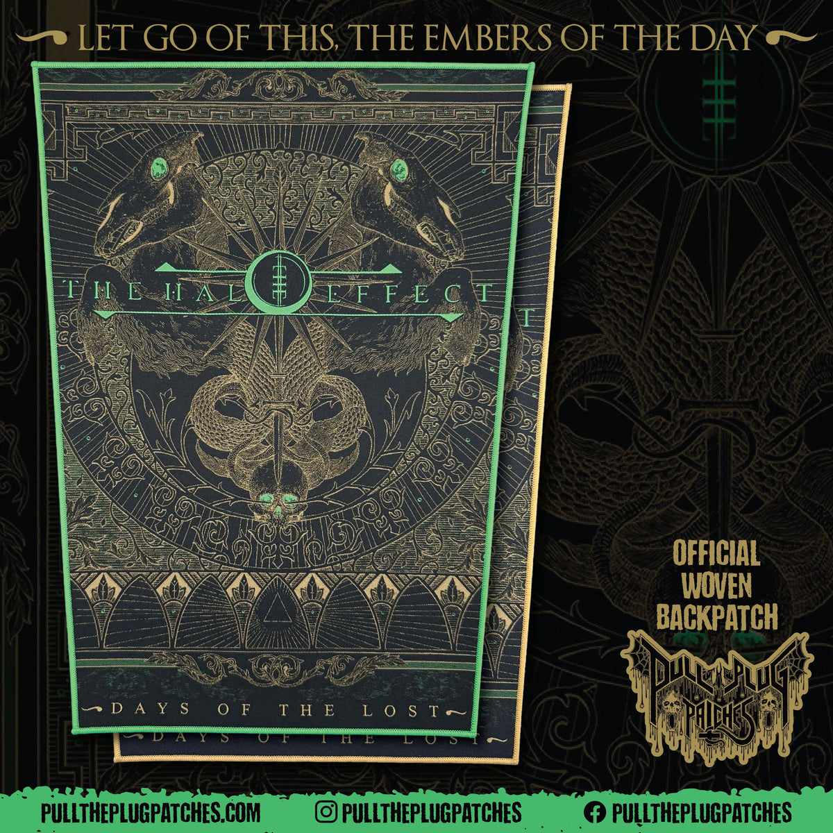 The Halo Effect - Days Of The Lost - Backpatch