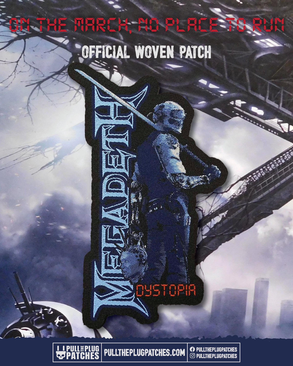 Megadeth - Dystopia - Laser Cut Patch