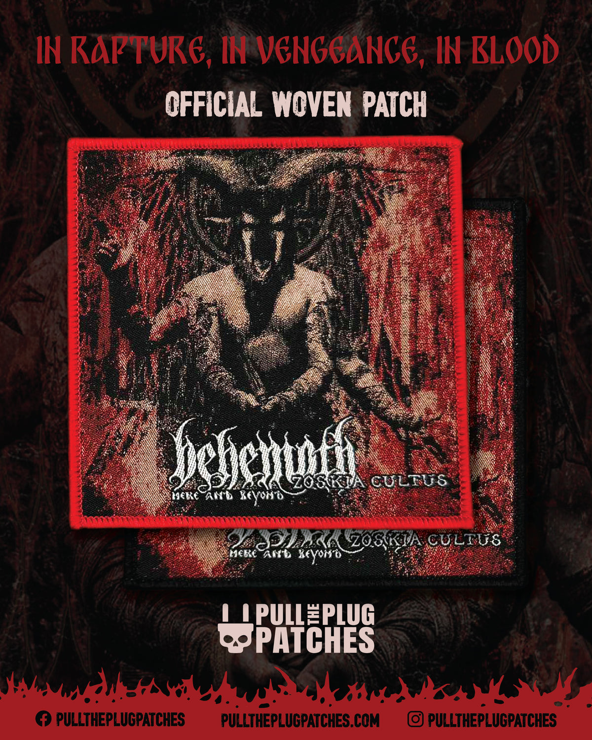 Behemoth - Zos Kia Cultus (Here and Beyond) - Square Patch