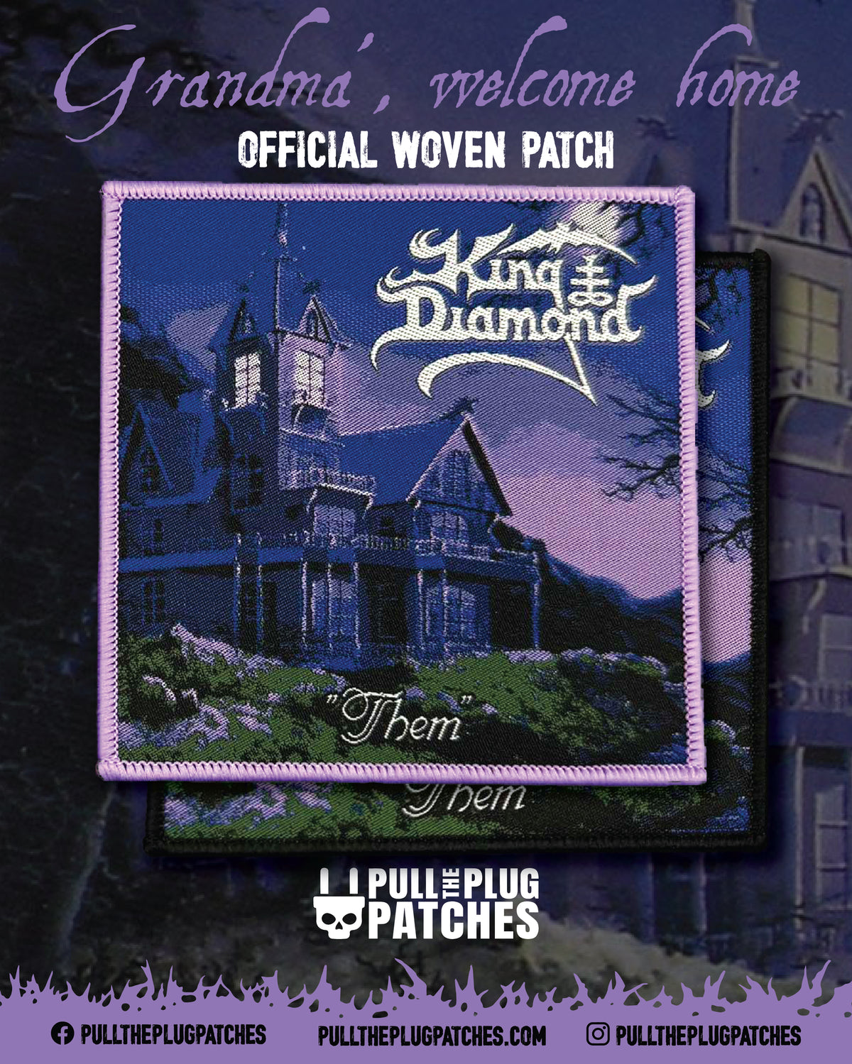 King Diamond - Them - Square Patch